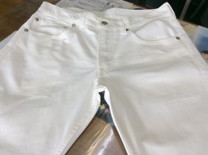 白いジーンズ黄ばみアフター