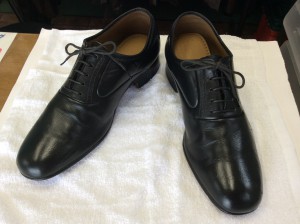 紳士革靴アフター